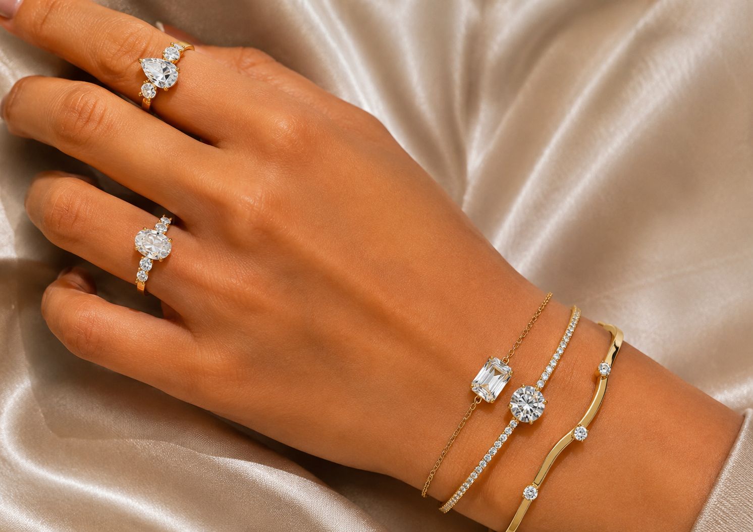 Diamond Bangles